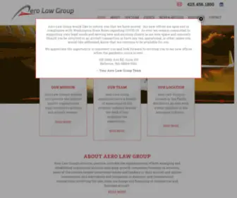 Aerolawgroup.com(Aero Law Group) Screenshot