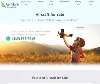 Aerolifeaviation.com(AeroLife Aviation) Screenshot