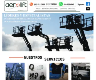 Aerolift.com.mx(Maquinaria) Screenshot