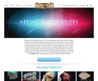 Aerolite.org(A large variety of authentic meteorites for sale) Screenshot