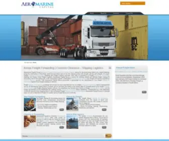 Aeromarine.co.ke(Kenya Freight Forwarding) Screenshot