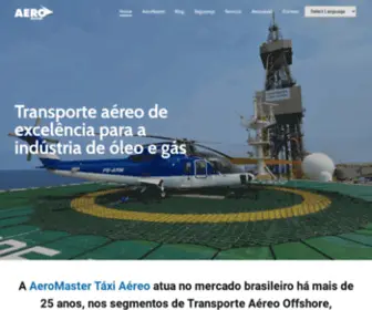 Aeromastertaxiaereo.com.br(Aeromaster Taxi Aéreo) Screenshot