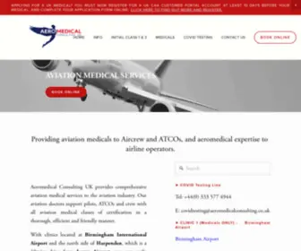 Aeromedicalconsulting.co.uk(Aviation medicals) Screenshot