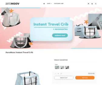 Aeromoovusa.com(Aeromoov USA) Screenshot