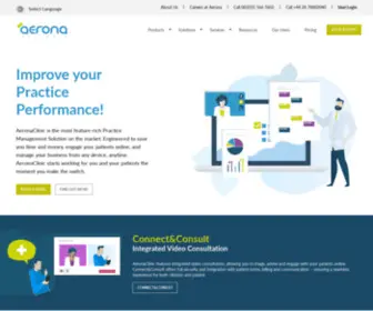 Aerona.com(Leading cloud) Screenshot