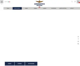 Aeronauticaofficialstore.com(Aeronautica Militare) Screenshot