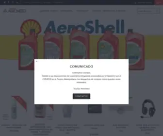 Aeroneed.com(Líderes en Aviación) Screenshot