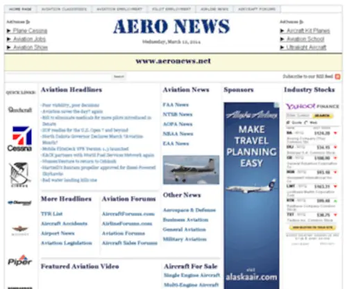 Aeronews.net(Aviation News) Screenshot