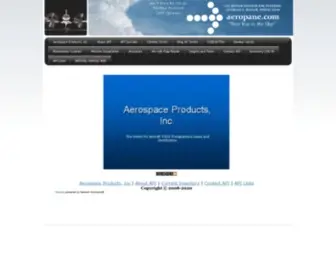 Aeropane.com(AEROPANE/AEROSPACE PRODUCTS) Screenshot