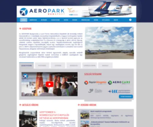 Aeropark.hu(Aeropark budapest) Screenshot
