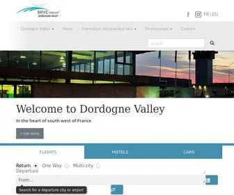 Aeroport-Brive-Vallee-Dordogne.com(Brive Airport Dordogne Valley) Screenshot