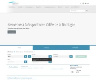 Aeroport-Brive-Vallee-Dordogne.fr(Aeroport) Screenshot