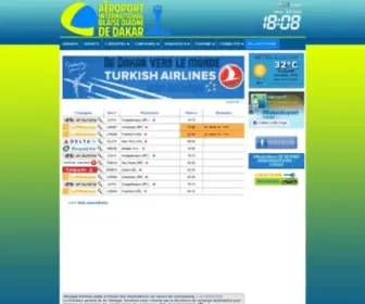 Aeroport-Dakar.com(Aéroport) Screenshot
