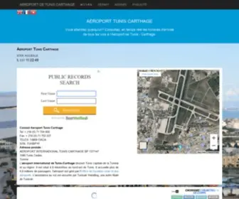 Aeroport-Tunis-Carthage.com(Aéroport) Screenshot