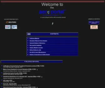 Aeroportal.org(One single site links you to the global aviation marketplace & developments) Screenshot
