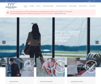 Aeroportmontjoli.com(Accueil) Screenshot