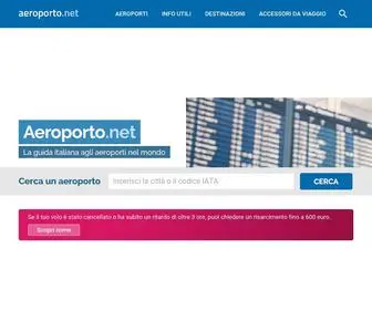 Aeroporto.net(La guida italiana agli aeroporti nel mondo) Screenshot