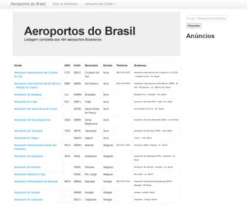Aeroportosdobrasil.com(Aeroportosdobrasil) Screenshot