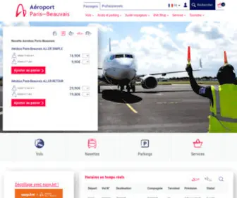 Aeroportparisbeauvais.com(Passagers) Screenshot