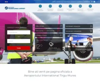 Aeroportultransilvania.ro(Transylvania Airport) Screenshot