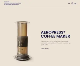 Aeropress.co.uk(Aeropress UK) Screenshot