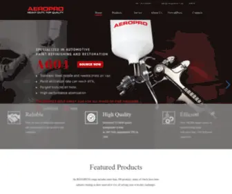 Aeroprotools.com(Aeropro Air Tools) Screenshot