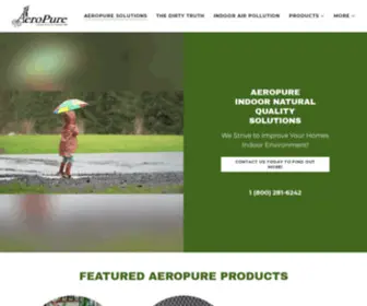 Aeropure.us(AeroPure Solutions) Screenshot