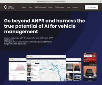 Aeroranger.com(Easy to use ANPR dashboard for any ANPR camera) Screenshot