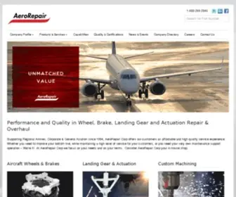 Aerorepaircorp.com(NA's Largest Full Service MRO Service Company) Screenshot