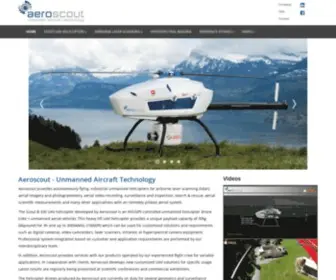 Aeroscout.ch(Unmanned Aircraft Technology) Screenshot