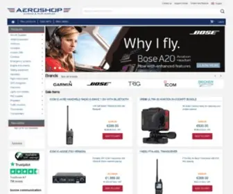 Aeroshop.eu(Avionics & Pilot Supplies) Screenshot