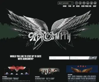 Aerosmith.com(The Official Website) Screenshot