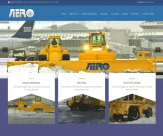 Aerosnow.com(Full service commercial snow removal) Screenshot