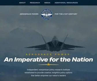 Aerospacepower.org(Mitchell Institute for Aerospace Studies Home) Screenshot