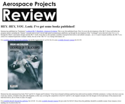 Aerospaceprojectsreview.com(Aerospaceprojectsreview) Screenshot