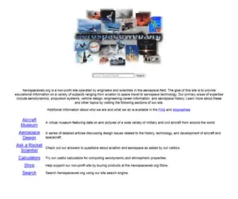 Aerospaceweb.org(Reference for Aviation) Screenshot