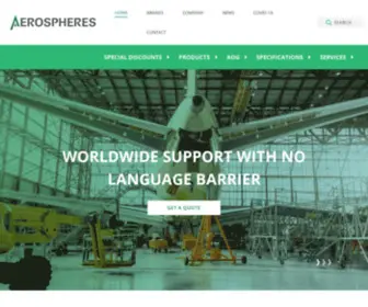 Aerospheres.com(Airlines) Screenshot