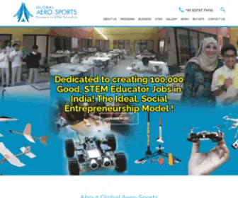 Aerosports.co.in(Aeromodelling Franchise India) Screenshot