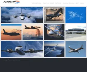 Aerostaraircraft.com Screenshot