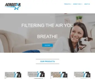 Aerostarairfilters.com(Air Filters) Screenshot