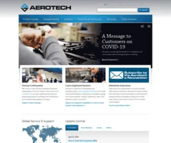 Aerotech.co.uk(Aerotech Inc) Screenshot