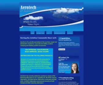 Aerotechlou.com(Aviation Charging and Starting System Overhaul and Repair Specialists) Screenshot