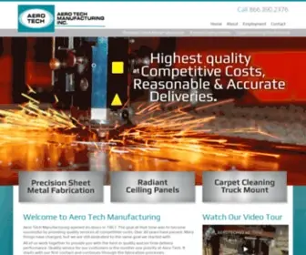 Aerotechmfg.com(Aero Tech Manufacturing) Screenshot