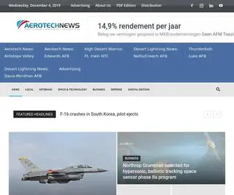Aerotechnews.com(Aerotech News & Review) Screenshot