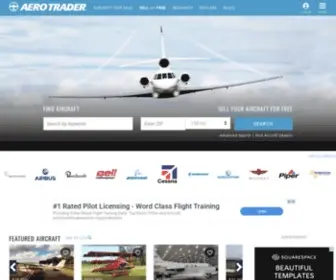 Aerotrader.com(Aircraft For Sale On Aero Trader®) Screenshot