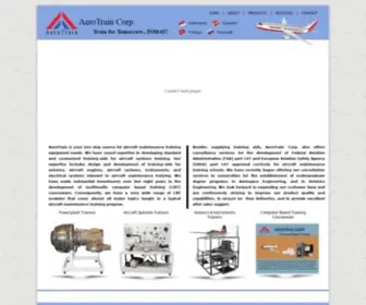 Aerotraincorp.com(Home @ AeroTrain Corp) Screenshot