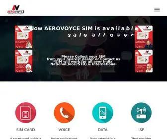 Aerovoyce.com(Voice and Data) Screenshot