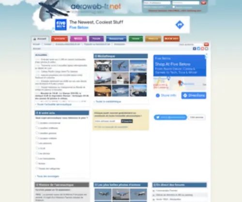 Aeroweb-FR.net(Actualité) Screenshot