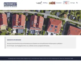 Aerowest.de(Geodata on Demand) Screenshot