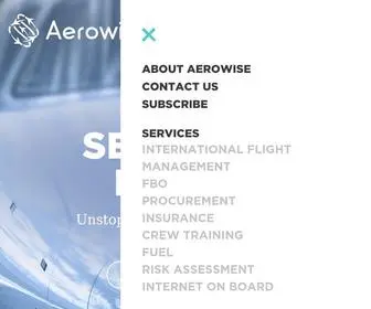 Aerowise.aero(AEROWISE your safe stop for aviation services) Screenshot